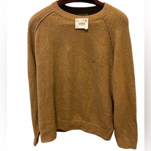 NWT Men's Crewneck Sweater in Camel Brown